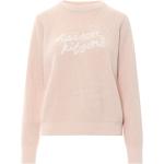 Reduzierte Pinke Langärmelige Maison Kitsune Strickpullover aus Wolle für Damen Größe XS 