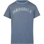 Reduzierte Blaue Maison Martin Margiela Polo-Tops aus Baumwolle für Damen Größe S 