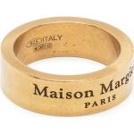 Reduzierte Gelbe Elegante Maison Martin Margiela Goldringe gebürstet aus Gold graviert für Herren 