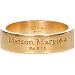 Reduzierte Gelbe Maison Martin Margiela Goldringe aus Gold graviert für Herren Größe 47 