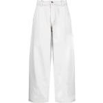 Reduzierte Weiße Maison Martin Margiela Wide Leg Jeans & Relaxed Fit Jeans aus Baumwolle für Damen für den für den Winter 