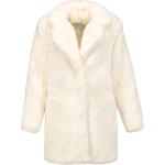 Reduzierte Weiße Pelzmäntel aus Pelz für Damen Größe M 