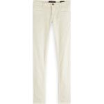 Weiße Stretch-Jeans aus Denim für Damen 