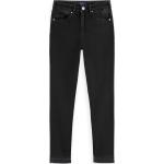 Reduzierte Schwarze Elegante Maison Scotch Skinny Jeans aus Baumwolle für Damen Größe XS Weite 29, Länge 32 