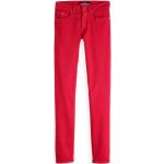 Reduzierte Pinke Maison Scotch Skinny Jeans aus Baumwolle für Damen Größe XS Weite 28, Länge 32 