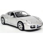Maisto 1/18 - Porsche Cayman S Silver Diecast Scale Model Car