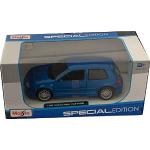 Blaue Maisto Volkswagen / VW Golf Mk4 Modellautos & Spielzeugautos 
