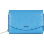 Blaue Maitre Brieftaschen aus Leder für Damen 