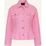 Rosa MAJE Boucle-Jacken mit Knopf aus Viskose für Damen Größe XS 