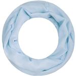 Hellblaue Unifarbene Majea Schlauchschals & Loop-Schals für Damen für den für den Frühling 