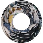 Reduzierte Blaue Animal-Print Majea Schlauchschals & Loop-Schals aus Viskose für Damen 