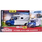 Majorette Hymer B-Klasse Camper, Spielfahrzeug silber/blau