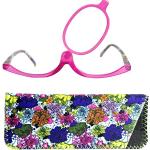 Violette Blumenmuster Kunststoffschminkbrillen 
