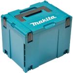 Blaue Makita Makpac Werkzeugkoffer aus Kunststoff 