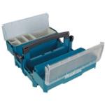 Makita Werkzeugkoffer Storage-Box für MAKPAC, leer, Kunststoff Klappkoffer, für MakPac Größe 1-4