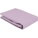Lavendelfarbene Elegante Spannbettlaken & Spannbetttücher aus Jersey maschinenwaschbar 160x200 