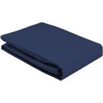 Marineblaue Elegante Spannbettlaken & Spannbetttücher aus Jersey maschinenwaschbar 160x200 