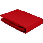 Rote Elegante Spannbettlaken & Spannbetttücher aus Jersey maschinenwaschbar 160x200 