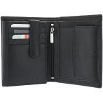 Mala Leder Origin-Kollektion, Brieftasche, doppelt gefaltet, mit RFID-Schutz 111_5 Schwarz