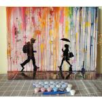 Banksy Ausmalbilder Tiere mit Graffiti-Motiv 