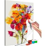 Malen nach Zahlen - Summer Flowers | 40x60 cm