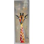 Taupefarbene Keilrahmenbilder mit Tiermotiv aus Acrylglas 
