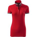 Rote Kurzärmelige Malfini Kurzarm-Poloshirts aus Baumwolle für Damen Größe XL 