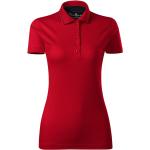 Rote Kurzärmelige Malfini Kurzarm-Poloshirts aus Jersey für Damen Größe M 