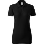 Schwarze Kurzärmelige Malfini Kurzarm-Poloshirts für Damen Größe 3 XL 
