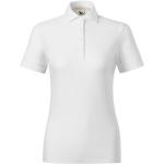 Weiße Elegante Kurzärmelige Malfini Bio Nachhaltige Kurzarm-Poloshirts für Damen Größe XXL 