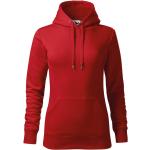 Rote Sportliche Malfini Damensweatshirts mit Reißverschluss Größe XXL 