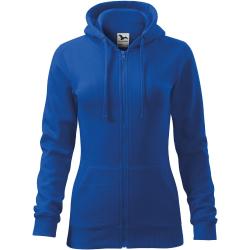 MALFINI Damen Sweatshirt Trendy Zipper - Königsblau | XXL