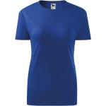 Royalblaue Melierte Malfini T-Shirts aus Jersey für Damen Größe XS für den für den Sommer 