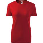 Rote Melierte Malfini T-Shirts aus Jersey für Damen Größe XS für den für den Sommer 