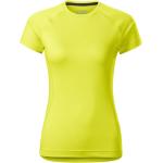 Neongelbe Malfini T-Shirts aus Polyester für Damen Größe XXL 