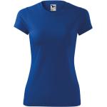 Royalblaue Malfini T-Shirts aus Polyester für Damen Größe S 