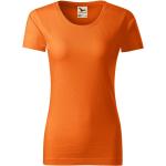 Orange Malfini Bio Nachhaltige T-Shirts aus Jersey für Damen Größe M 