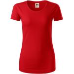 Rote Malfini Bio Nachhaltige T-Shirts aus Jersey für Damen Größe M 
