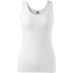 Weiße Melierte Malfini Tank-Tops aus Baumwolle für Damen Größe XS für den für den Sommer 