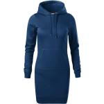 Mitternachtsblaue Malfini Sweatkleider mit Kapuze für Damen Größe XL 