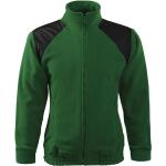 Grüne Bestickte Sportliche Malfini Herrensweatshirts mit Klettverschluss aus Fleece Größe M 