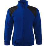Royalblaue Bestickte Sportliche Malfini Herrensweatshirts mit Klettverschluss aus Fleece Größe L 