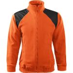 Orange Bestickte Sportliche Malfini Herrensweatshirts mit Klettverschluss aus Fleece Größe XL 