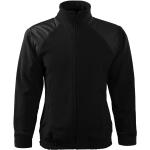 Schwarze Bestickte Sportliche Malfini Herrensweatshirts mit Klettverschluss aus Fleece Größe 3 XL 