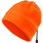 Orange Unifarbene Malfini Snapback-Caps aus Fleece maschinenwaschbar für Herren 