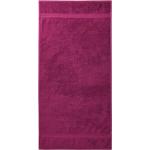 Fuchsiafarbene Malfini Handtücher aus Frottee 50x100 