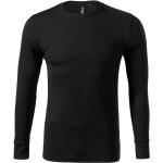 Schwarze Langärmelige Malfini T-Shirts für Herren Größe XL für den für den Winter 