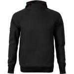Schwarze Malfini Herrensweatshirts aus Baumwolle mit Kapuze Größe XXL für den für den Winter 