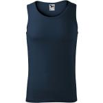 Marineblaue Melierte Malfini T-Shirts aus Jersey für Herren Größe XL für den für den Sommer 