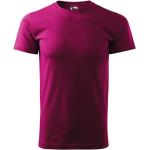 Fuchsiafarbene Malfini T-Shirts aus Baumwolle für Herren Größe XS 